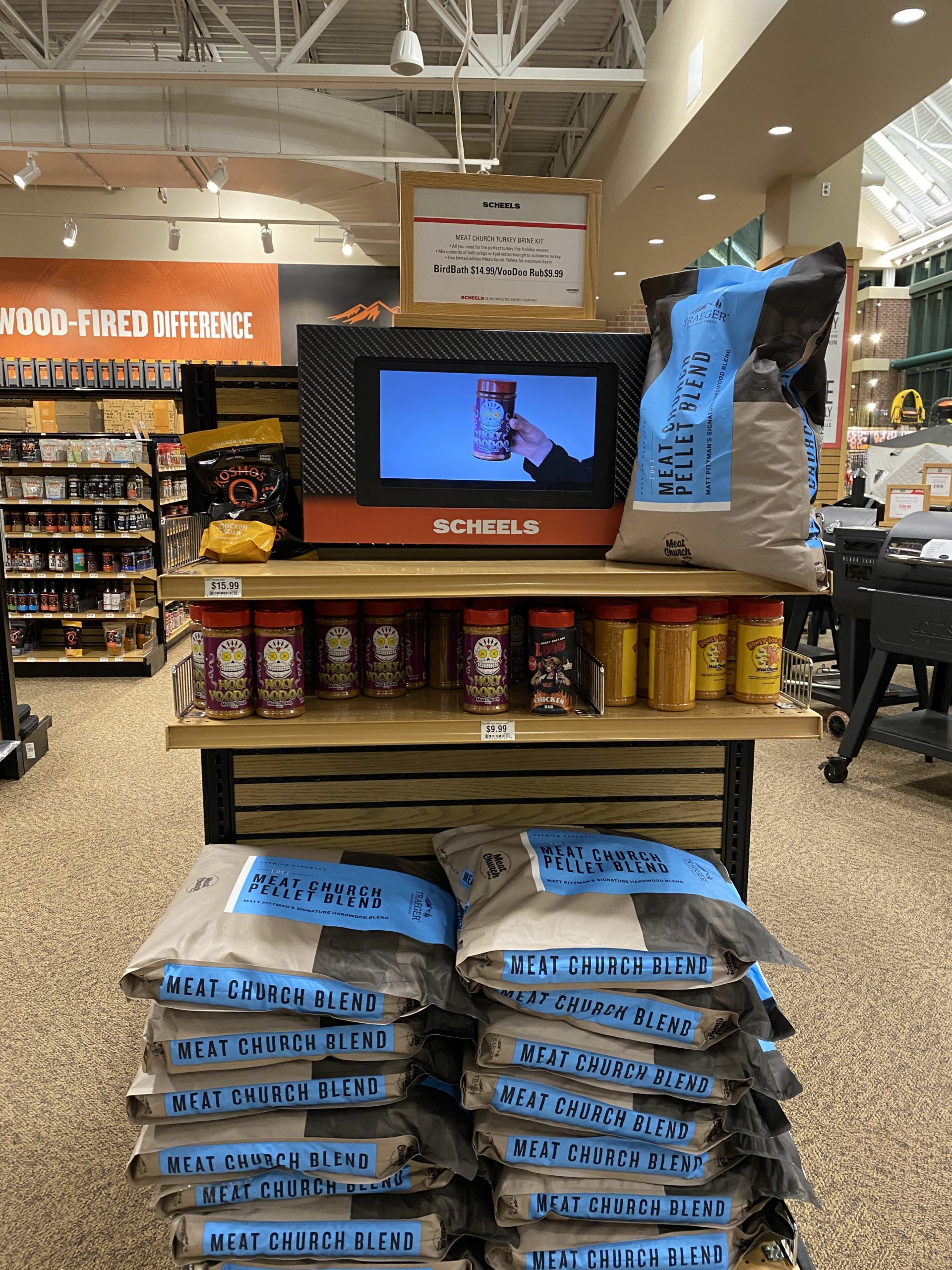 Thanksgiving In-Store Video Display for Meat Church Brine Kit at